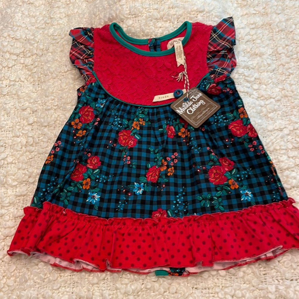 Matilda Jane Boughs of Holly Tunic